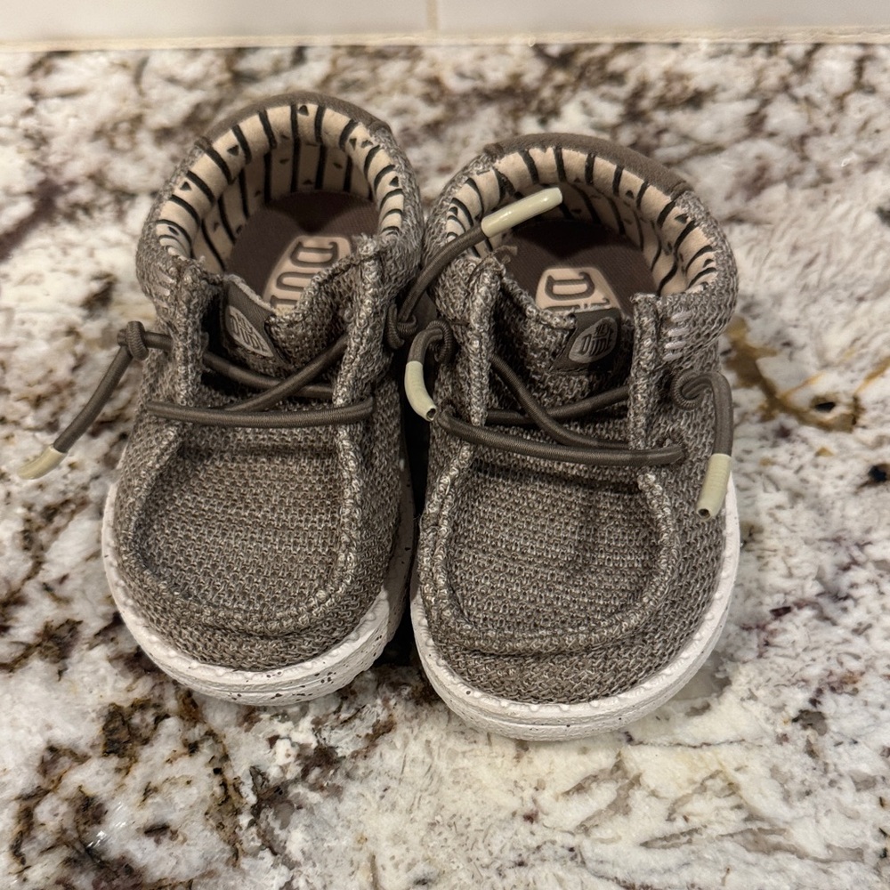 Hey Dude Kids Casual Slip-On Shoes in Taupe